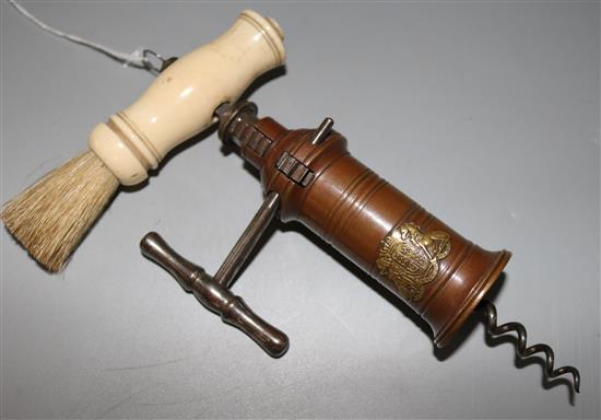 A Victorian double helix corkscrew